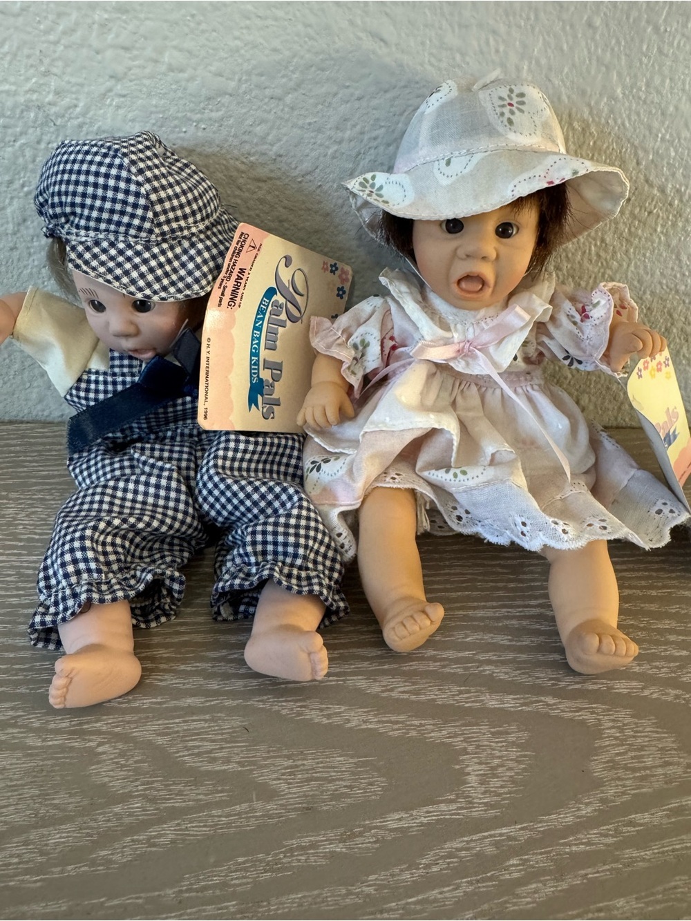 Palm Pals 8” bean bag doll GiGo toy dolls -vintage
